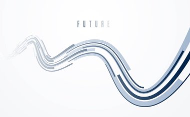 Hareket vektör arka plan, technolog 3d soyut dinamik çizgiler