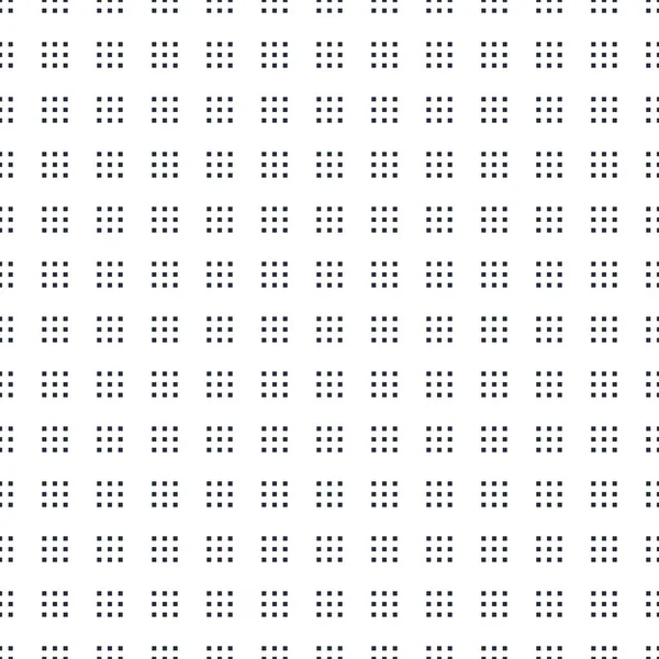 Simple minimaliste carrés pointillés motif sans couture, vecteur repe — Image vectorielle