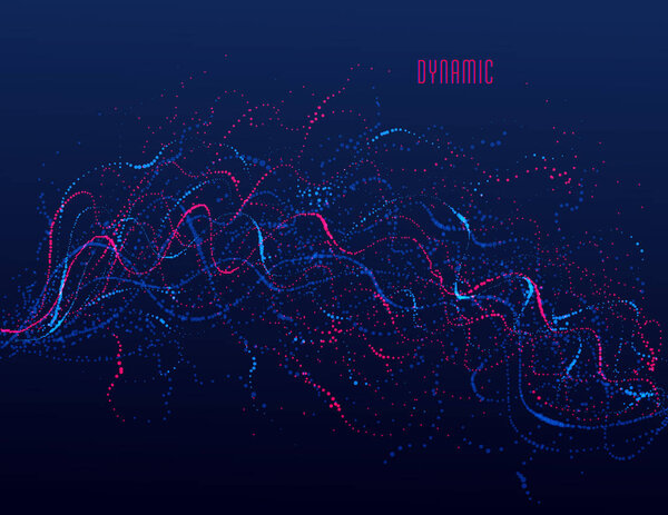 Точечный массив частиц текущий векторный фон, жизнь f
