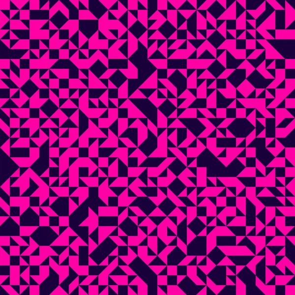 Geometrik mozaik vektör dikişsiz desen, kaotik soyut backg