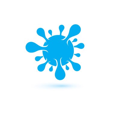 Virüs vektör çizimi. Salgın Aşılama Konsepti