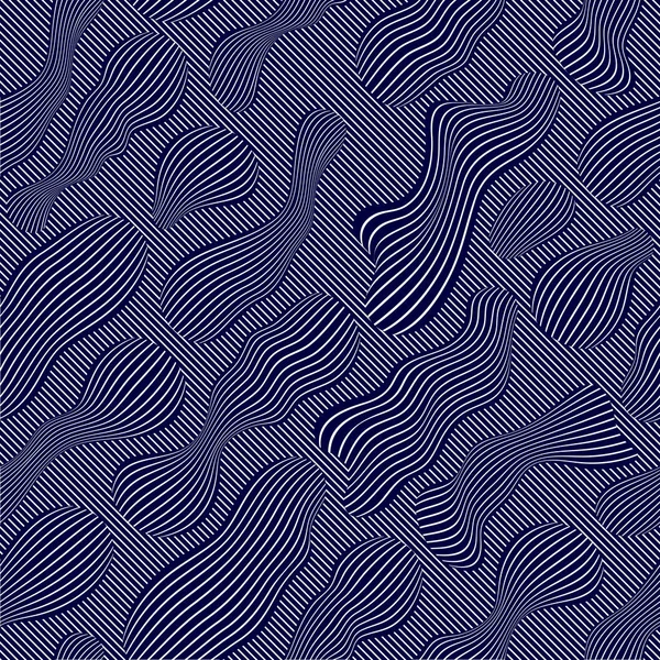 シームレスなベクトルの背景を流れる美しい抽象的な形状、 — ストックベクタ