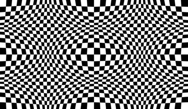 Motif Sans Couture Carreaux Avec Illusion Optique Volume Sphérique Fond — Image vectorielle