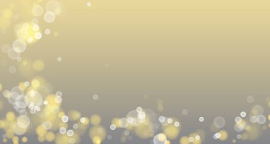 Güzel Bokeh bulanık ışık vektörü soyut arkaplan. Odaklanamayan şeffaf ışık efekti ile uzay çerçevesini kopyala.