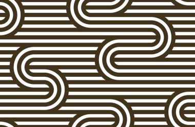 Kusursuz çizgiler deseni, çizgili geometrik vektör soyut arkaplan, doğrusal çizgili ağ, optik labirent, web ağı.