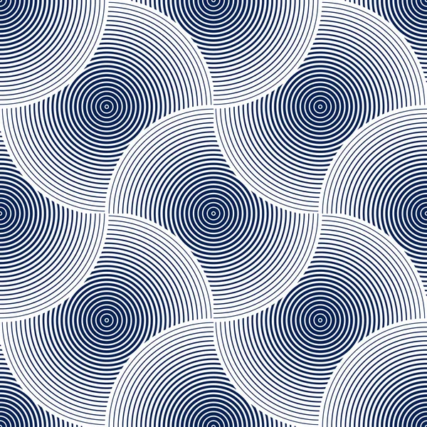 Lignes Abstraites Motif Géométrique Sans Couture Répétition Vectorielle Fond Tissu — Image vectorielle