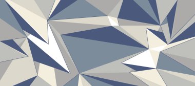 Çokgen vektör 3D soyut arkaplan, düşük poli yüzey kırık keskin elementler, kristal yapı üçgen çokgenler, asgari soyutlama.