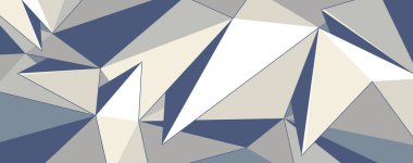 Düşük polimer ışık vektörü soyut arkaplan, 3D çokgen kristal yapı yüzeyi, kırık minimetrik cephe yapısı, harap soyutlama.