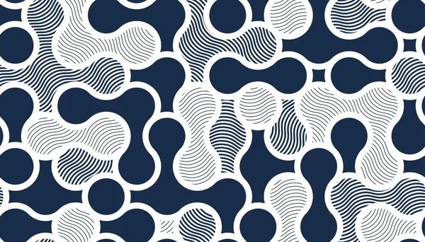 Akışkan, dinamik, pürüzsüz deseni, vektör molekülleri, soyut arkaplanı, hareketli duvar kağıdındaki grafik tarzı sıvıyı şekillendirir..