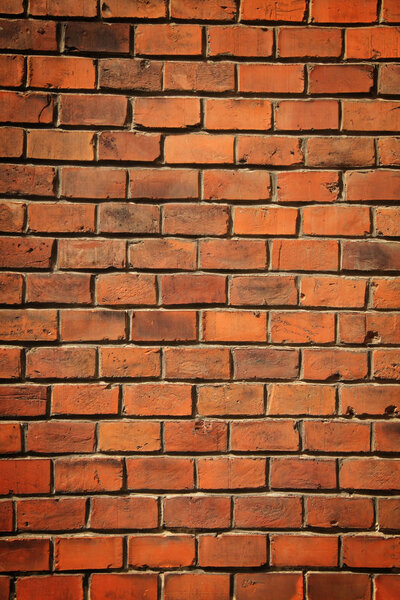 Brick wall architectural background texture