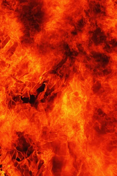 地獄および永遠の苦しみの記号として火の背景 — ストック写真