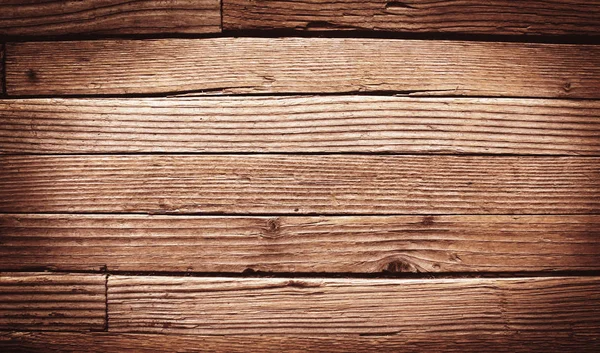 Old Rich Broun Wood Grain Texture Background Knots — Stock Photo, Image