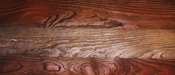 Staré Hnědé Bohaté Dřevo Zrno Texturu — Stock fotografie
