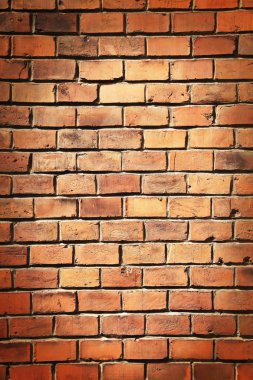 Eski tuğla duvar mimari arka plan dokusu ile metin için yer