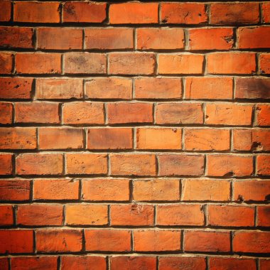 Eski tuğla duvar mimari arka plan dokusu ile metin (parça için yer)