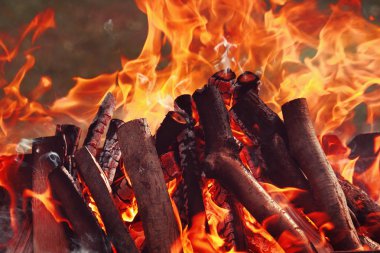 arka plan ateş cehennem ve sonsuz azap sembolü olarak