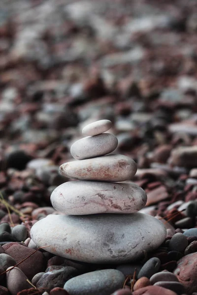 Pyramid Stones Dark Background — Stock Photo, Image