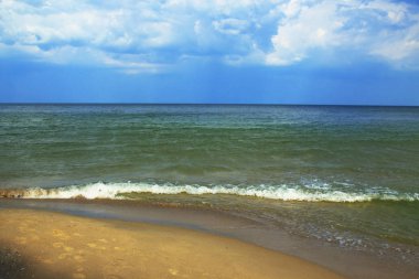 Muhteşem deniz arka plan. Akdeniz, Karadağ, Avrupa. Güzellik dünya. 