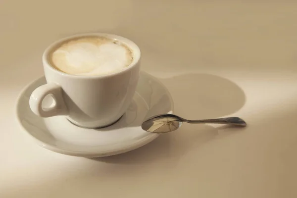 Tasse Kaffee Als Symbol Einer Arbeitspause Frische Geschmack Frischekonzept — Stockfoto