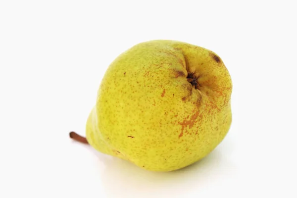 Pear White Background Details — Stock Photo, Image