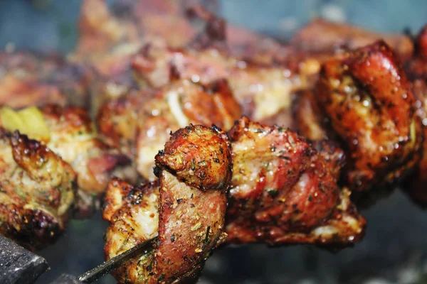 健康的な食事のシンボルとしての焼き肉 — ストック写真