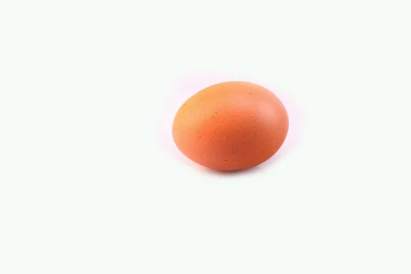 Ovos Sobre Fundo Branco Detalhes — Fotografia de Stock