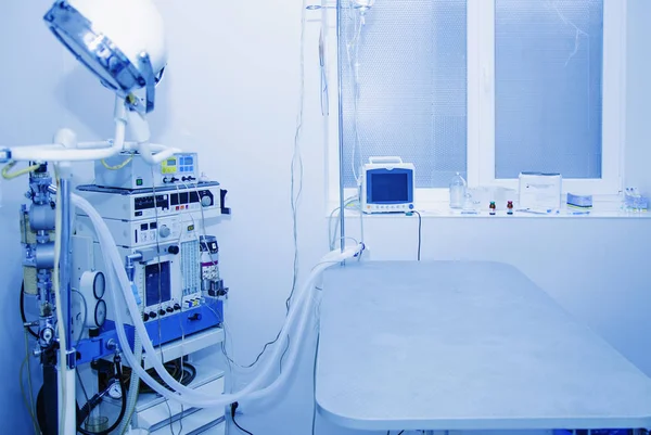 Equipamentos Dispositivos Médicos Sala Cirurgia Veterinária Moderna Saúde Animal Hospital — Fotografia de Stock