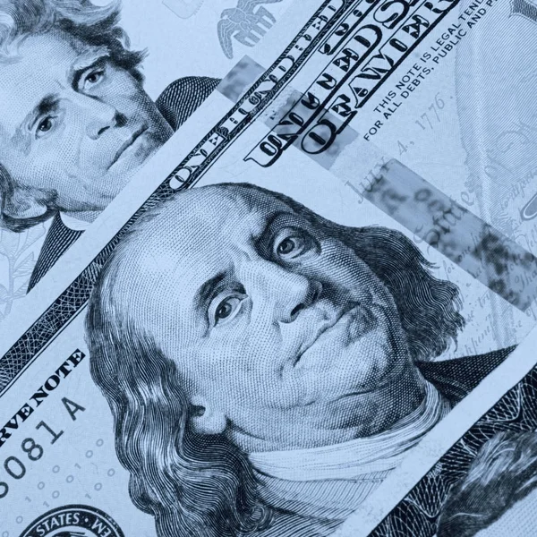 dolarlık banknot (Ayrıntılar yakın çekim)