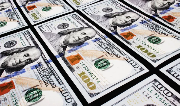 Close Van Dollar Bill Achtergrond Als Een Symbool Van Rijkdom — Stockfoto