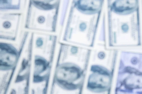 Background Blured Money Close Dollar Bill — Stock Photo, Image