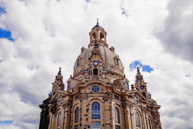 Dresden, Almanya (Church of our Lady) Frauenkirche Kilisesi. Frafment.