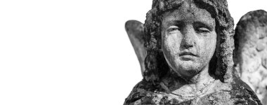 sonsuza dek, yaşam ve ölüm bir sembolü olarak üzgün melek