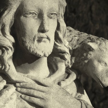 Tanrı aşkına - iyi çoban (Sanat kompozisyon, ayrıntıları)