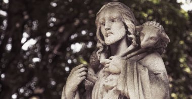 Tanrı aşkına - iyi çoban (Sanat kompozisyon, ayrıntıları)