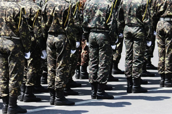 Militärparade Lviv Ukraine — Stockfoto