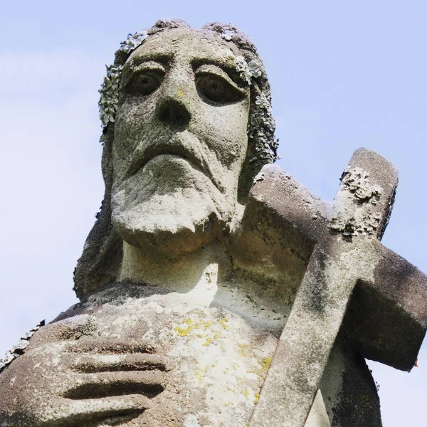 Detalii Despre Sculptura Lui Isus Hristos — Fotografie, imagine de stoc