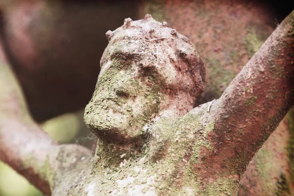 Jesucristo Fragmento Estatua Antigua — Foto de Stock