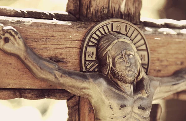 Crocifissione Gesù Cristo Come Simbolo Dell Amore Dio Gli Uomini — Foto Stock