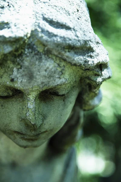 Anjo Triste Como Símbolo Eternidade Vida Morte — Fotografia de Stock