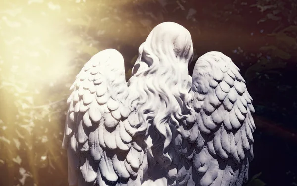 Ангел Смерті Символ Кінця Життя Стародавня Статуя Релігія Вічне Життя — стокове фото