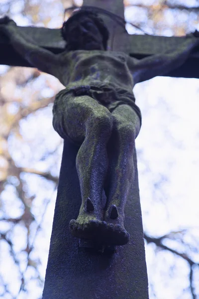 Crucificação Jesus Cristo Como Símbolo Amor Deus Pela Humanidade — Fotografia de Stock