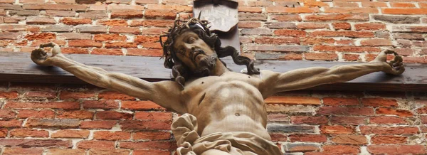 Crocifissione Gesù Cristo Come Simbolo Dell Amore Dio Umanità — Foto Stock