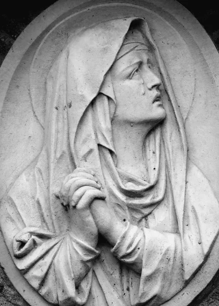 Estatua Virgen María Como Símbolo Amor Bondad — Foto de Stock