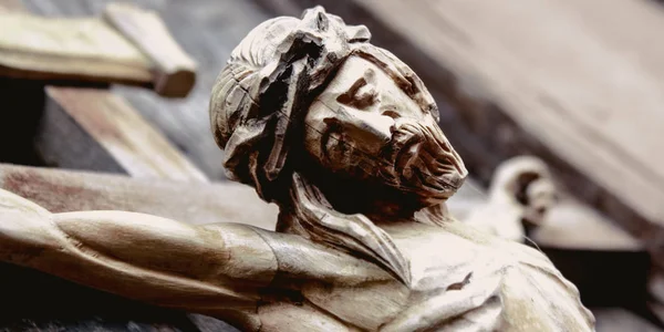 Crocifissione Gesù Cristo Come Simbolo Risurrezione Immortalità Dell Anima Umana — Foto Stock