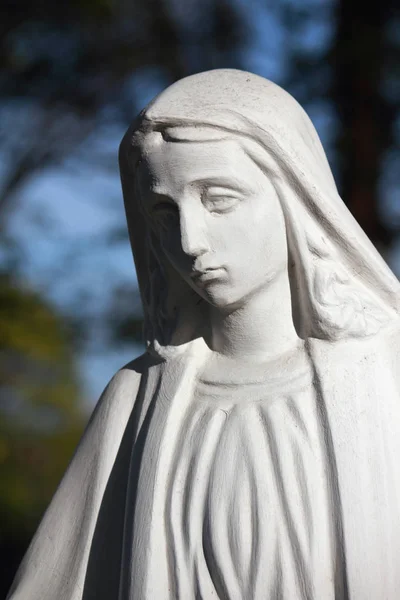 Statue Vierge Marie Comme Symbole Amour Bonté — Photo