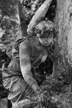 sevgi, şefkat ve acı bir sembolü olarak melek figürü