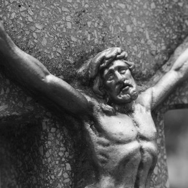 çarmıha gerilmiş İsa (detayları ile Kutsal haç)