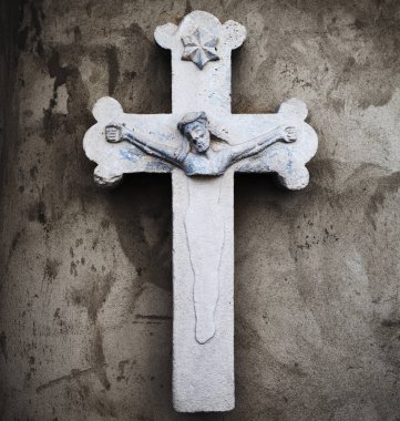 (antik heykel İsa'nın çarmıha germe)