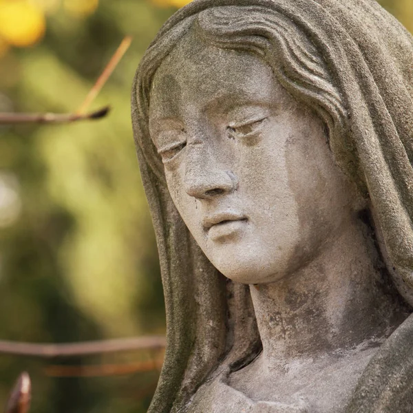 Estátua Virgem Maria Como Símbolo Amor Bondade — Fotografia de Stock