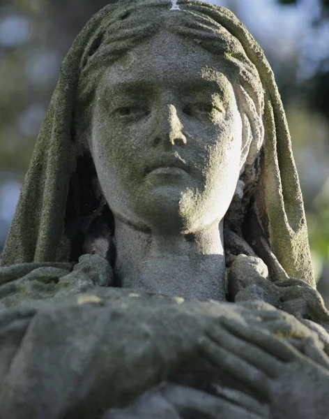 Statue Der Jungfrau Maria Als Symbol Der Liebe Und Güte — Stockfoto